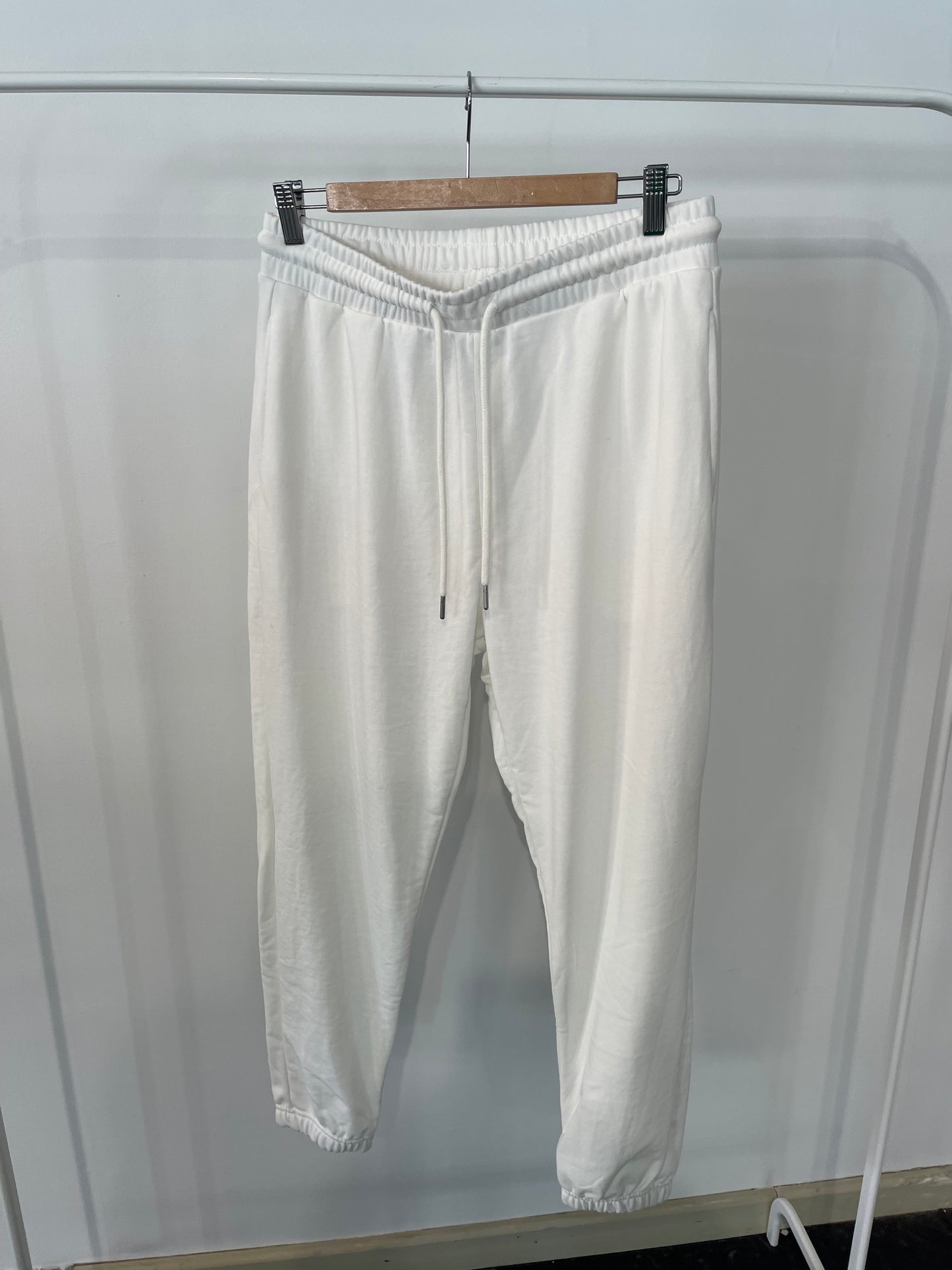 pantalone garzato bianco da uomo