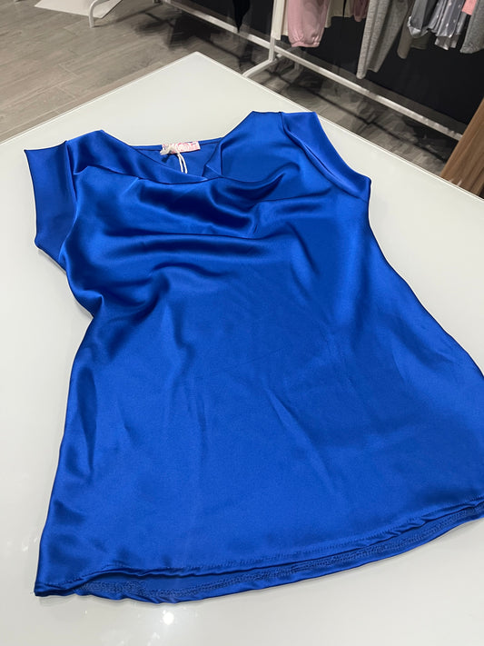 casacca blu elettrico da donna