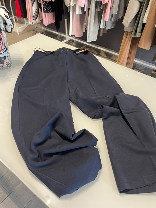 pantalone blu largo