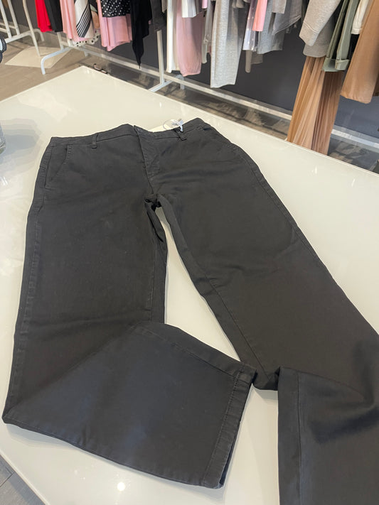 pantalone nero di cotone  da donna pesante