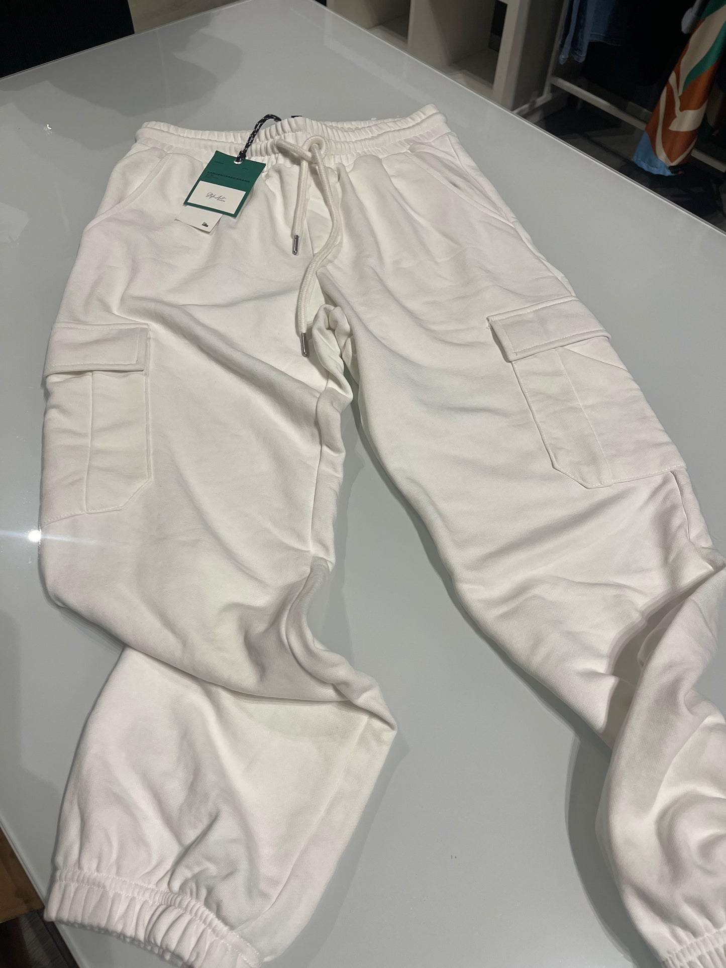 PANTALONE GARZATO CON TASCONI DA UOMO